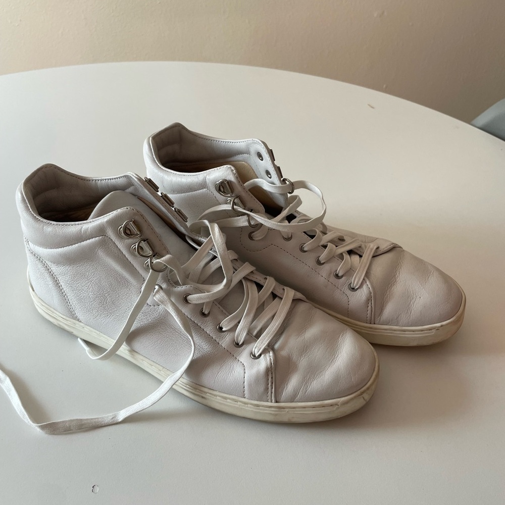 Rag & Bone White High-Top Sneakers- size 41